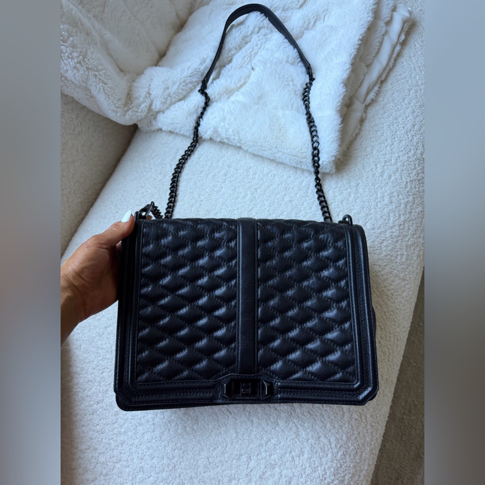 Rebecca Minkoff Black Quilted Crossbody Bag